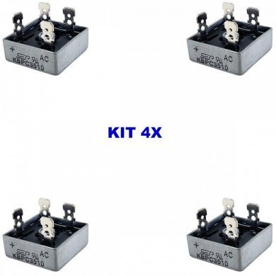 KBPC3510 Diodo Ponte Retificadora 1000V 35A (Kit 4 unidades)