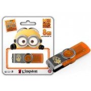 Pen Drive Kingston 8GB Data Traveler 101 USB 2.0 (Laranja), Capacidade de Armazenamento: 8GB, Comunicação: USB