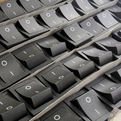 Chave gangorra 4T 6A 250V / 10A 125V (Kit 4x)