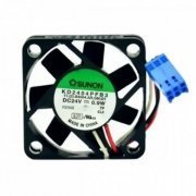 Sunon Cooler Fan 24V 0.9W 40x40x10mm 3 fios conector azul 6 pinos