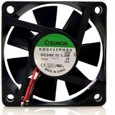 KD2406PHS2 Sunon Cooler Fan 24V 1.3W 60x60x15mm 2 fios
