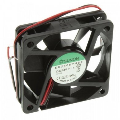 KD2406PHS2 Sunon Cooler Fan 24V 1.3W 60x60x15mm 2 fios