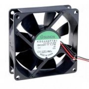 SUNON Fan 80x80x25mm 24V 1.7W 2-Pin 2 fios, 4500 RPM
