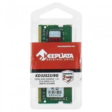 KD32S22/8G Keepdata Memória 8GB DDR4 3200MHz SODIMM CL22