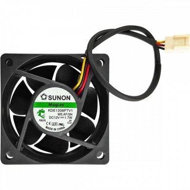 KDE1206PTV1 Fan cooler SUNON 60x60x25mm 12V 1.7W 3 fios