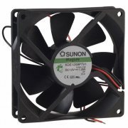 Cooler Fan Sunon 92X92X25 Rolamento Air flow 53 CFM, Rated current 0.16A, Speed 2800 RPM