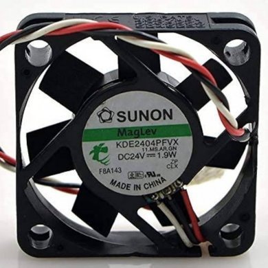 KDE2404PFVX Sunon Cooler Fan 40x40x10mm DC 24V 1.9W 3 fios