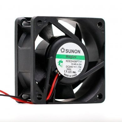 KDE2406PTV1 SUNON Fan 24V 1.7W 60x60x25mm 2 Fios