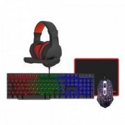 Kross kit gamer 4 em 1 teclado, mousepad, headset e m ...