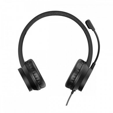 Kross headset call center on ear USB preto