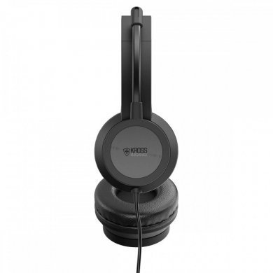 Kross headset call center on ear USB preto
