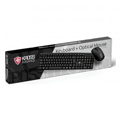KE-KM400 Kross Elegance kit teclado e mouse USB ABNT2