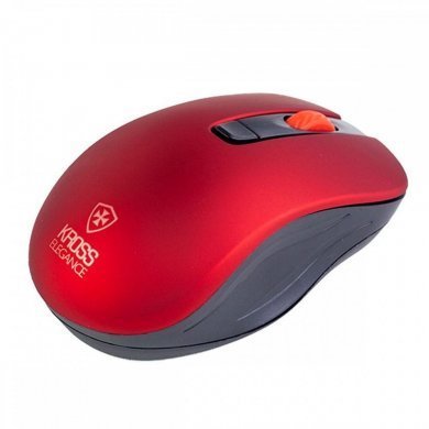 Kross kit mouse teclado KM553V1 sem fio vermelho