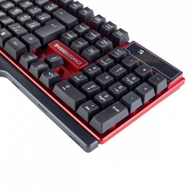 Kross kit mouse teclado KM553V1 sem fio vermelho