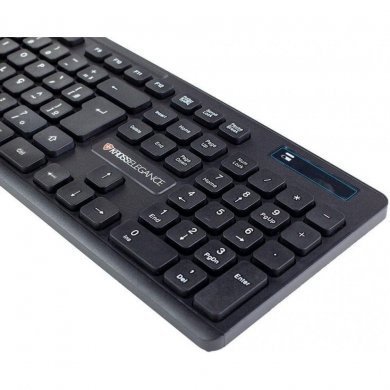 Kross Kit Teclado e Mouse Sem Fio Anatômico ABNT2