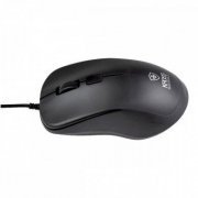 Kross Mouse com fio USB 1200DPI preto cabo 1.2m 
