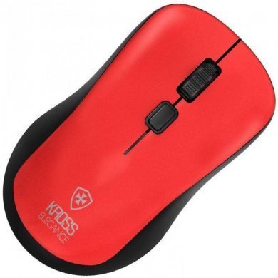 Kross Mouse USB Wireless 1600 DPI Vermelho