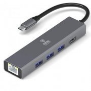 Docking Station Kross UCT618 USB-C HDMI/RJ45/PD/3x USB 3.0 