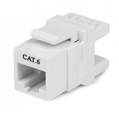 KEYSTONECAT6-OEM Keystone Jack RJ45 CAT.6 Branco