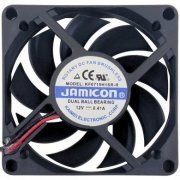 Jamicon Cooler 12VDC 0.41A 70x70x15 3000RPM 2 fios