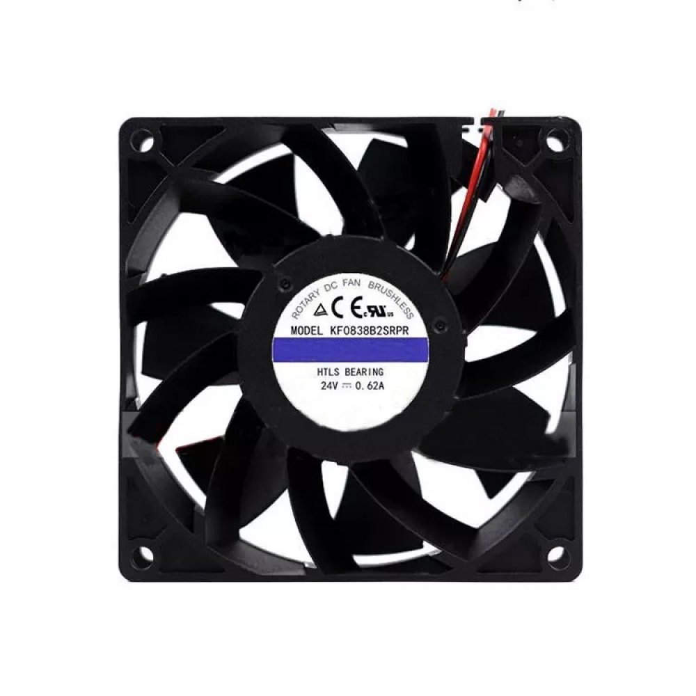 KF0838B2SRPR Jamicon Cooler 24V DC 0.62A 80x80x38mm 2 fios