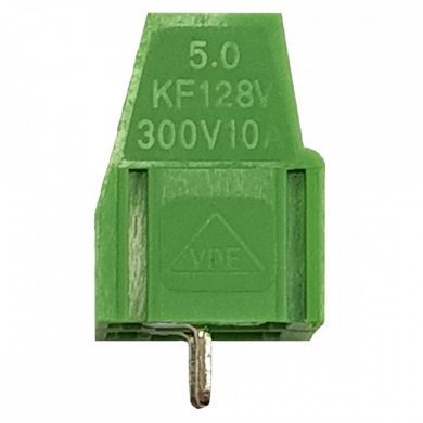 KF128V-2P Borne KRE 2 vias plástico verde 14mm (Kit 10x)