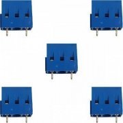 Borne KF128 KRE 2 vias plástico azul 14mm (Kit 5x) K ...