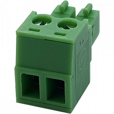 KF2EDGK-3.81-02 Borne plug KRE 2 vias fêmea verde (Kit 5x unidades)