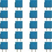 Borne KRE 2 vias plástico azul 10mm (Kit 20x und) Kit com 20 unidades