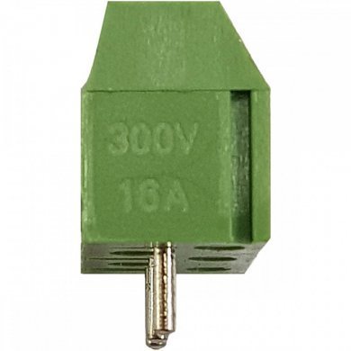 Borne KRE 3 vias plástico verde 10mm (Kit 20x)