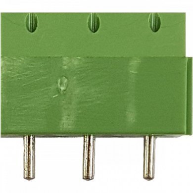 Borne KRE 3 vias plástico verde 10mm (Kit 20x)