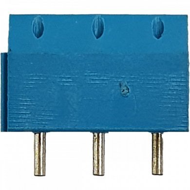 KF301-3TA Borne KRE 3 vias plástico azul 10mm (Kit 20x und)