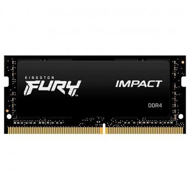 KF432S20IB/8 Kingston Memória Fury Impact 8GB 3200MHz DDR4