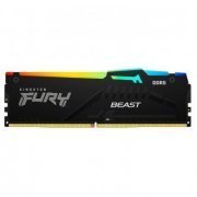 Kingston Memória 16GB DDR5 4800MHz Fury Beast RGB CL38 1Rx8 Unbuffered DIMM