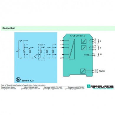 KFU8-GUT-EX1.D Temperature Converter with Trip Values