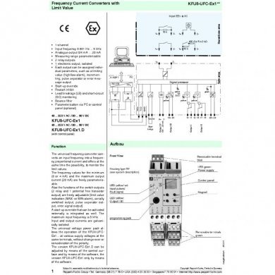 KFU8-UFC-Ex1.D Frequency Converter with Trip Values