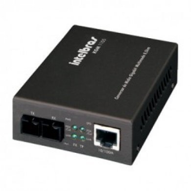 Intelbras Conversor de mídia Gigabit Ethernet Multimodo