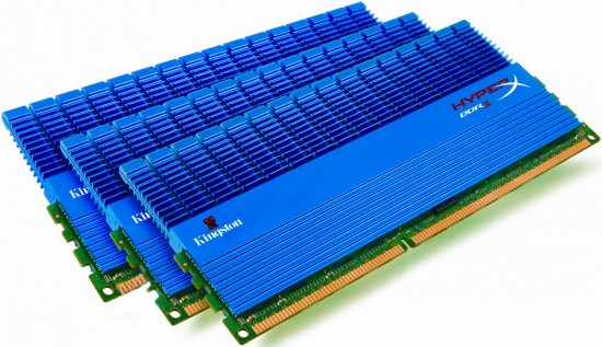 KHX1800C9D3T1FK3/6GX Memória Kingston HyperX 6GB kit (3x 2GB)
