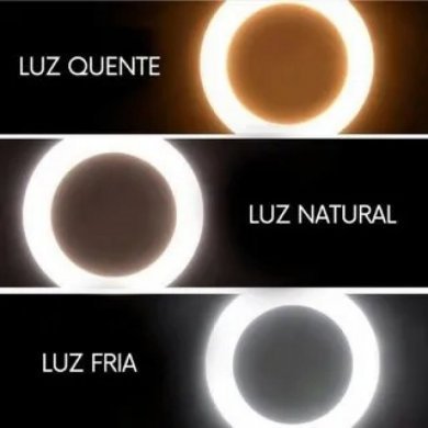 Ring Light de Led 6 polegadas com tripé de mesa