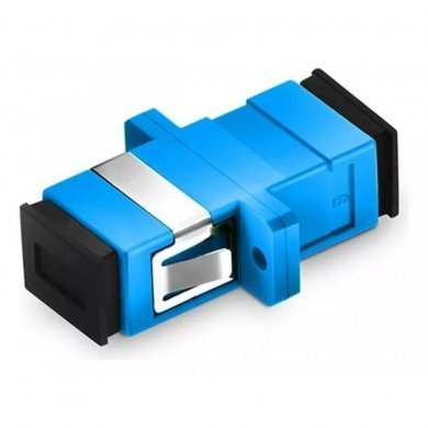 Kit 10 Acopladores Monomodo SC/PC Simplex Femea