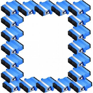 KIT20-95022 Kit 20 Acopladores Monomodo SC/PC Duplex Femea