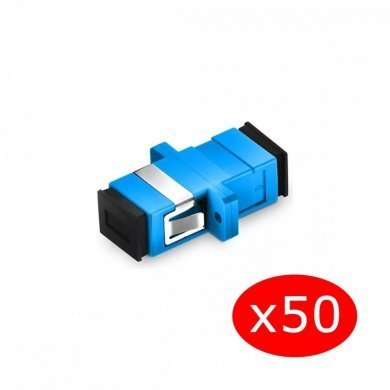 KIT50-ADPTSC/SC Kit 50 Acopladores Monomodo SC/PC Simplex Femea