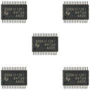 5x Amplificador de Audio Mono com ADC/DAC DSP SMART TDM i2C 3 entradas e saídas analogicas, TSSOP-30