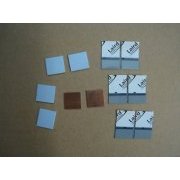 Kit de CPU PAD encherto para CPU e Chipset AMD e Intel. Composto de 1 placa de cobre 1.5x1.5mmx0.5mm, 1 placa 