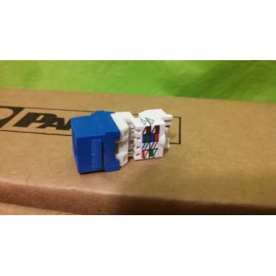 KJ688TPBU Conector RJ45 Keystone Cat6 Panduit Azul