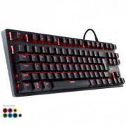 PCYES Teclado Mecânico KL7 USB Led em 7 Cores, Outemu