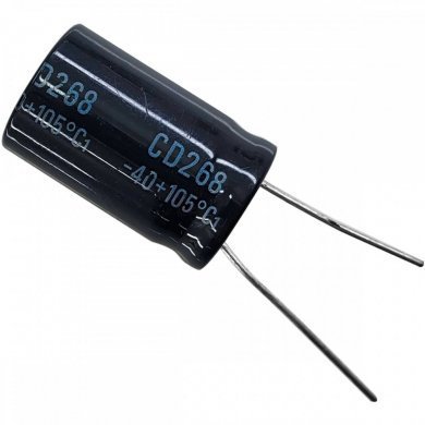 KM2A2211625MA Kit 50x capacitor eletrolitico 220uf 100V 16x25mm