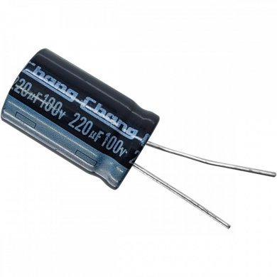 KM2A2211625MA Kit 50x capacitor eletrolitico 220uf 100V 16x25mm