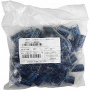 Kit 50x capacitor eletrolitico 220uf 100V 16x25mm tamanho 16x25mm, pitch 7mm, 105º  +- 20%