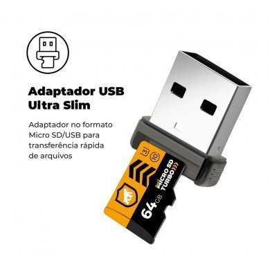 Gorila Shield cartão de memória 64GB MicroSD